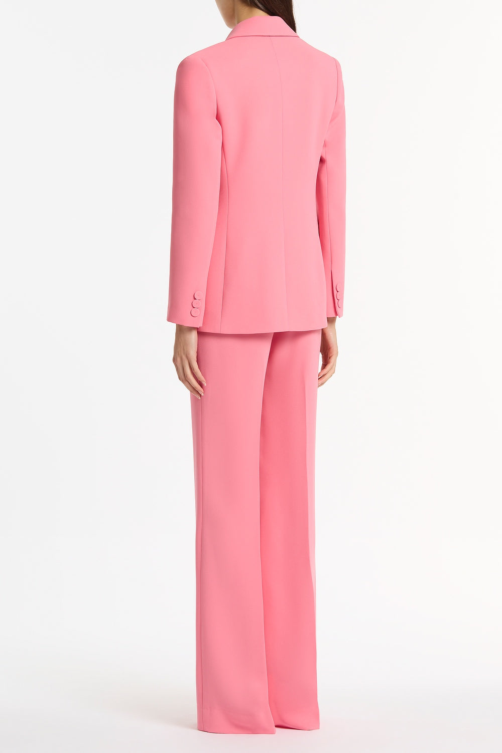 Carla Zampatti Rose Crepe Classic Flared Pant (Pink)