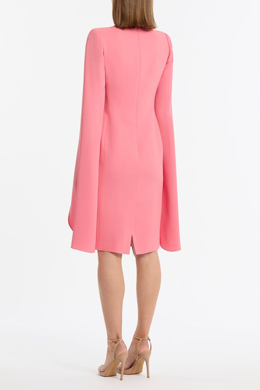 Carla Zampatti Rose Crepe Lovero Dress (Pink)