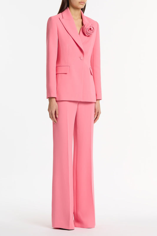Carla Zampatti Rose Crepe Rose Blazer (Pink)