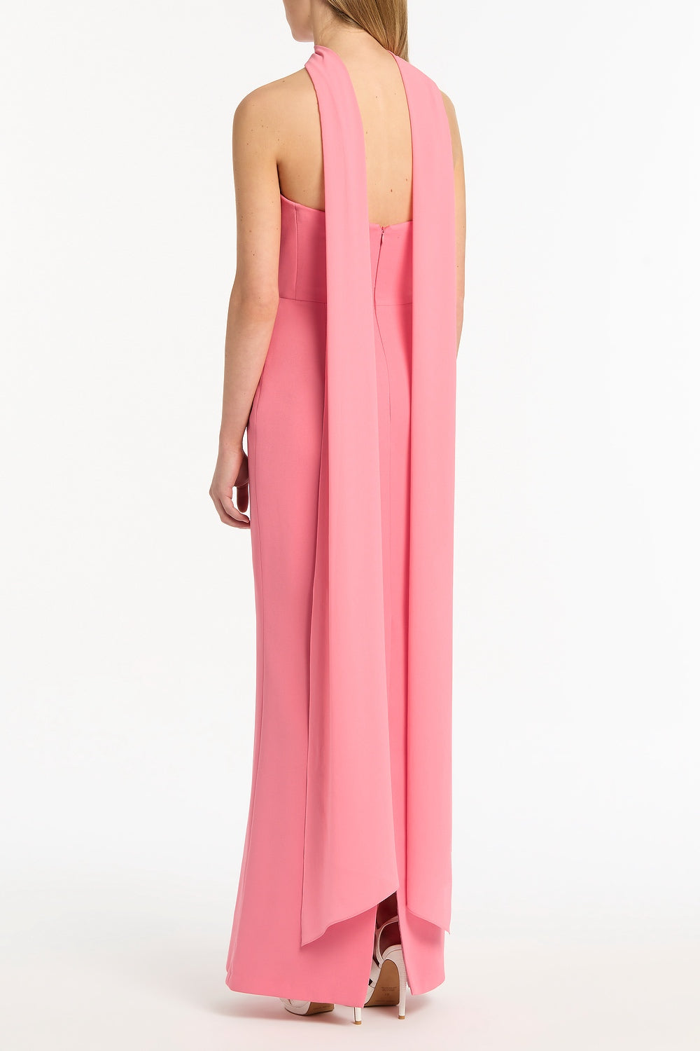 Carla Zampatti Rose Georgette Scarf (Pink)