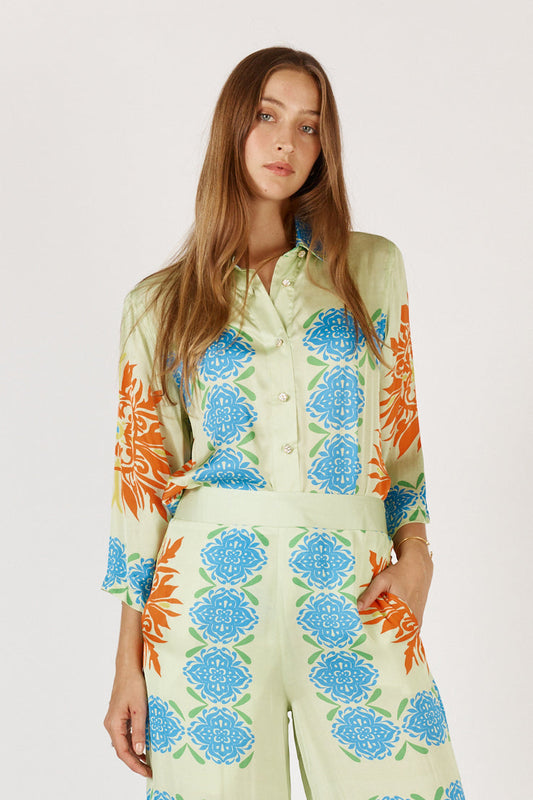 Image of Shirts. Productname: Rubyyaya Agadir Shirt Mint in Mint colour by brand - Rubyyaya