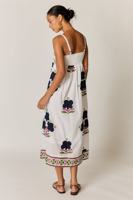 Rubyyaya Alcaraz Sundress (White)
