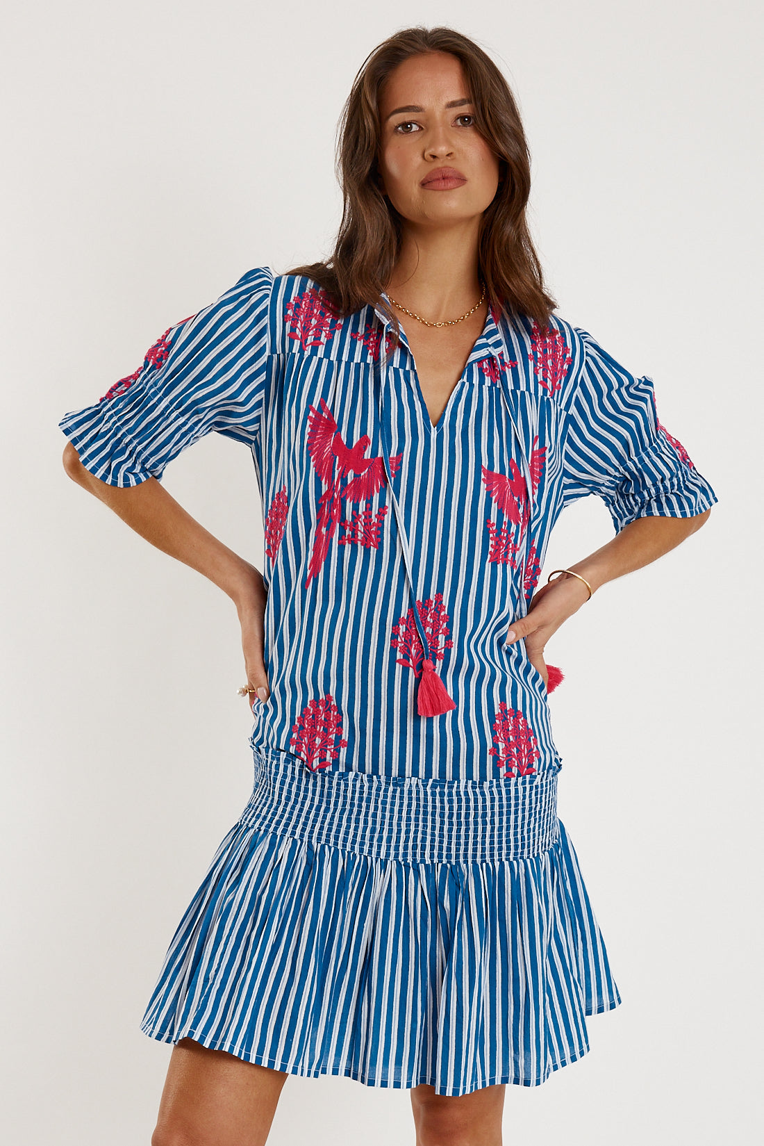 Rubyyaya Antibes Dress (Blue)