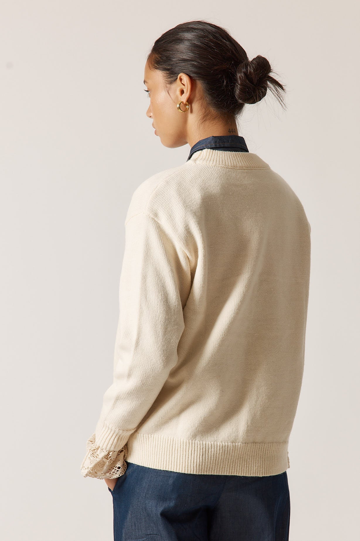 Rubyyaya Apres Ski Sweater (Cream)