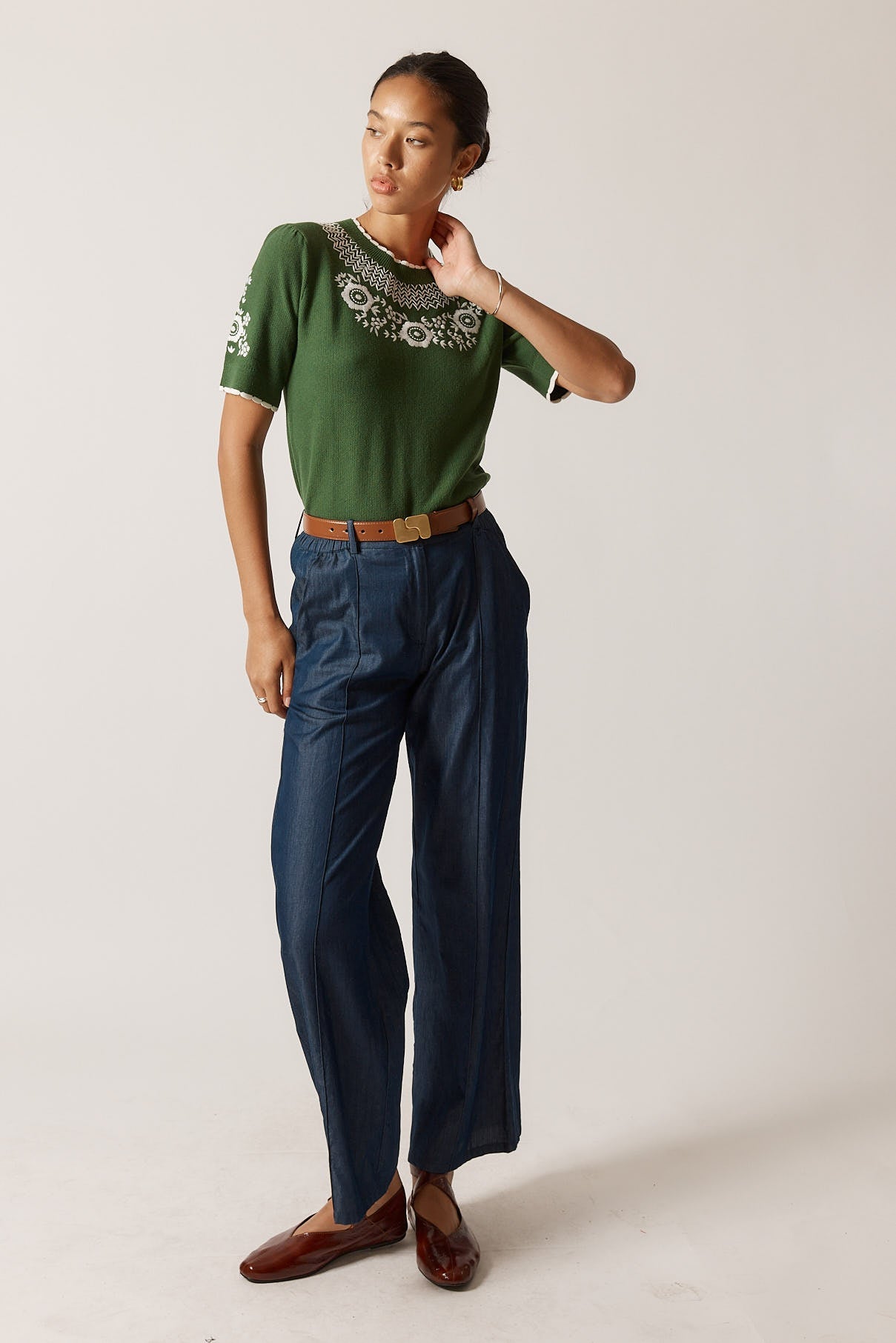 Rubyyaya Lucinda Pant (Denim)