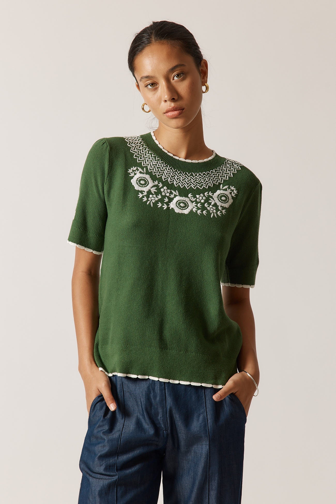 Rubyyaya Ariel Sweater (Green)