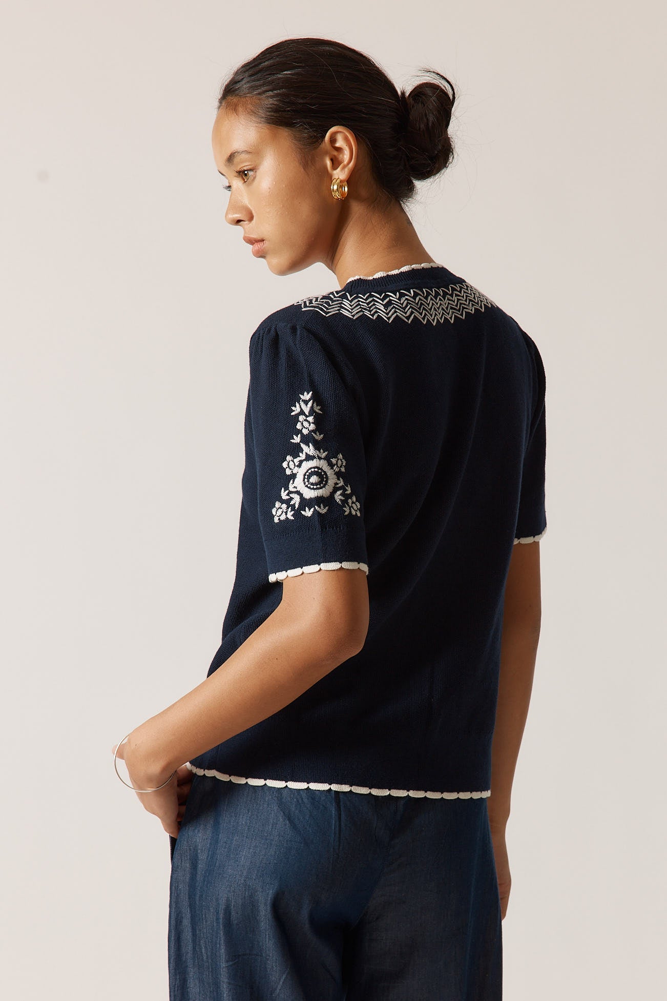 Rubyyaya Ariel Sweater (Navy)