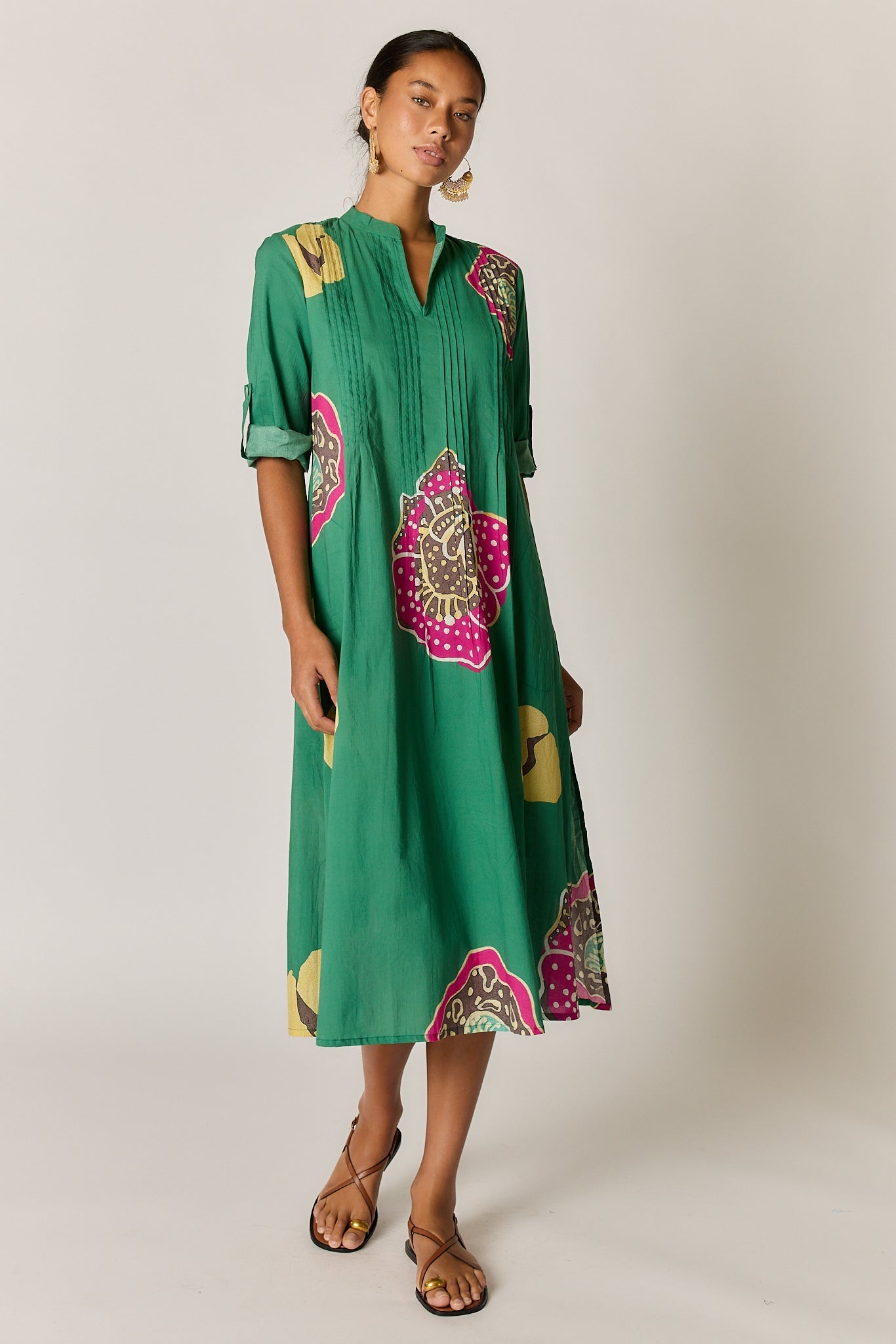 Image of Dresses. Product name - PRE SALE | Rubyyaya Batik Maxi in Maxi colour by brand - Rubyyaya