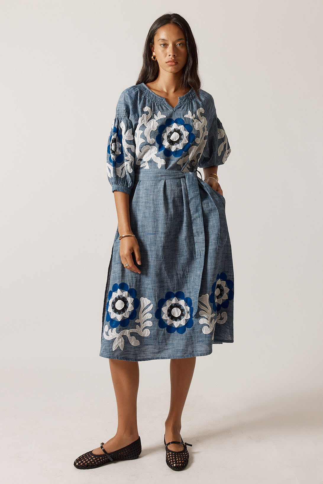 Rubyyaya Bimba Dress (Denim)