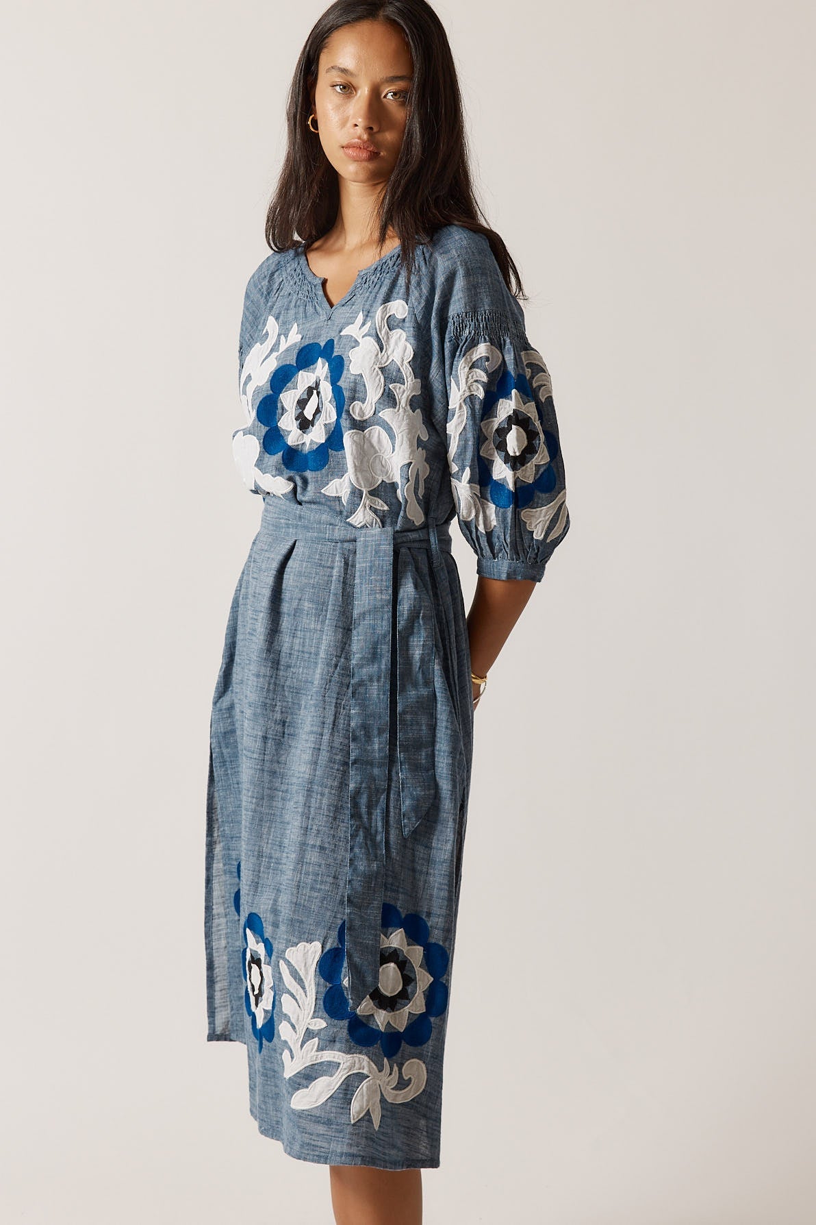 Rubyyaya Bimba Dress (Denim)