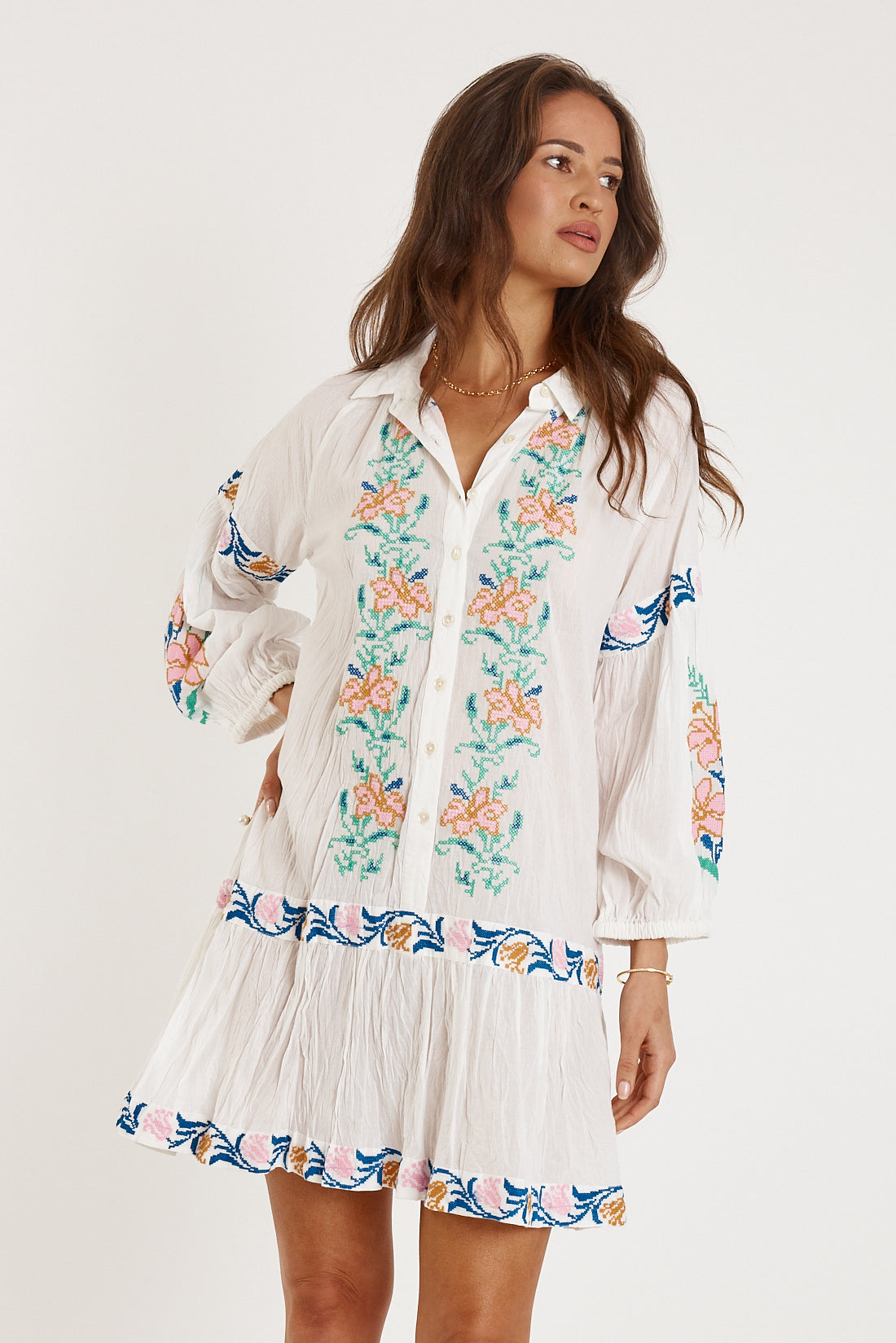 Image of Dresses. Productname: Rubyyaya Brittany Dress White in White colour by brand - Rubyyaya