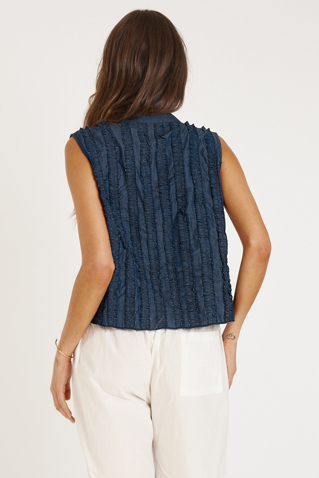 Rubyyaya Camargue Top (Denim)