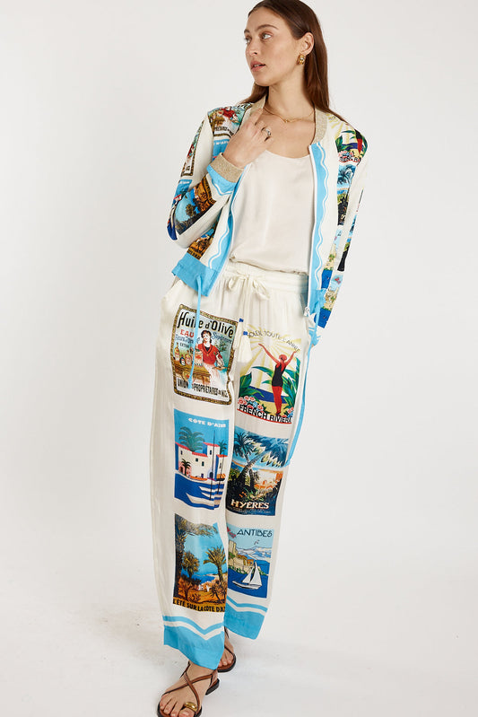 Rubyyaya Corsica Bomber (Print)