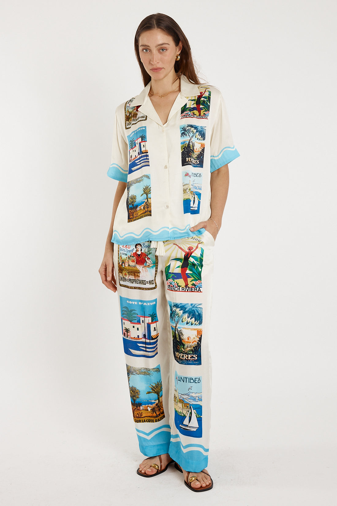 Rubyyaya Corsica Top (Print)