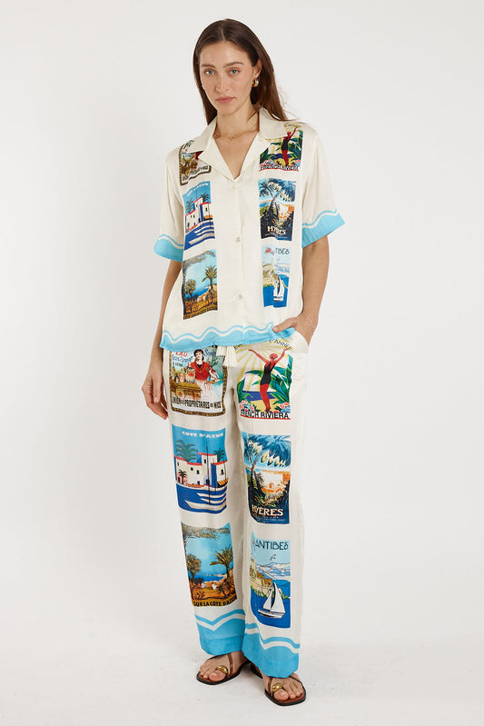 Rubyyaya Corsica Top (Print)