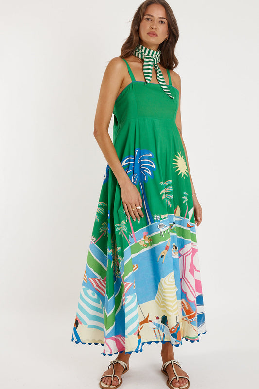 Rubyyaya Cote D'Azur Sundress (Print)