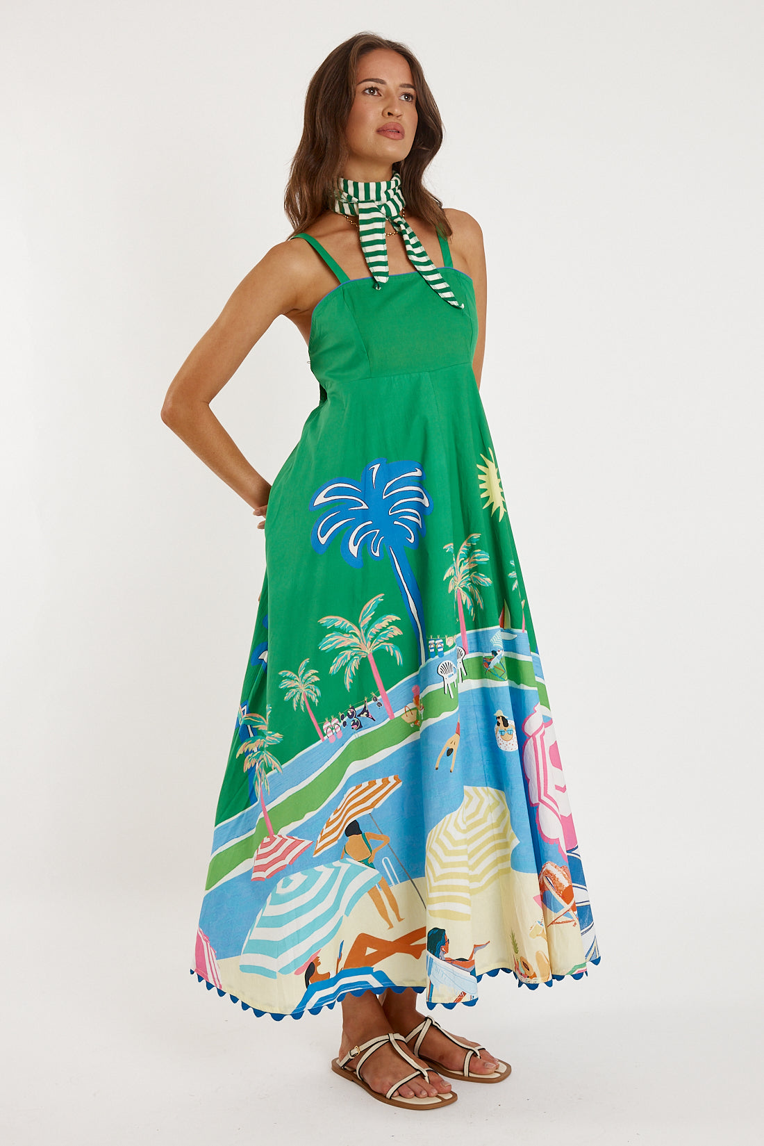 Rubyyaya Cote D'Azur Sundress (Print)