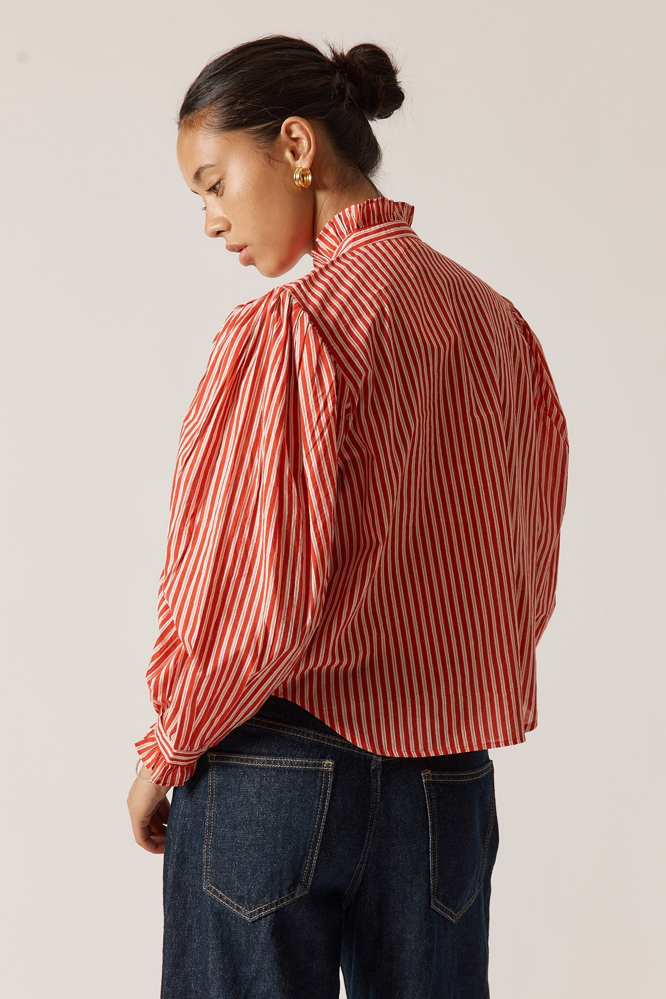 Rubyyaya Countryside Frill Top (Red)
