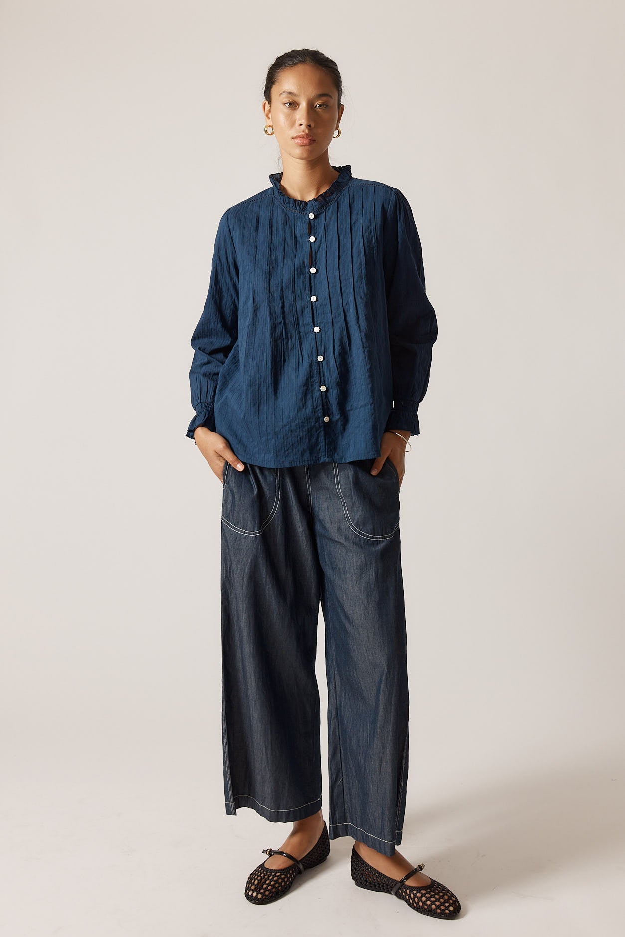 Rubyyaya Daybreak Shirt (Navy)
