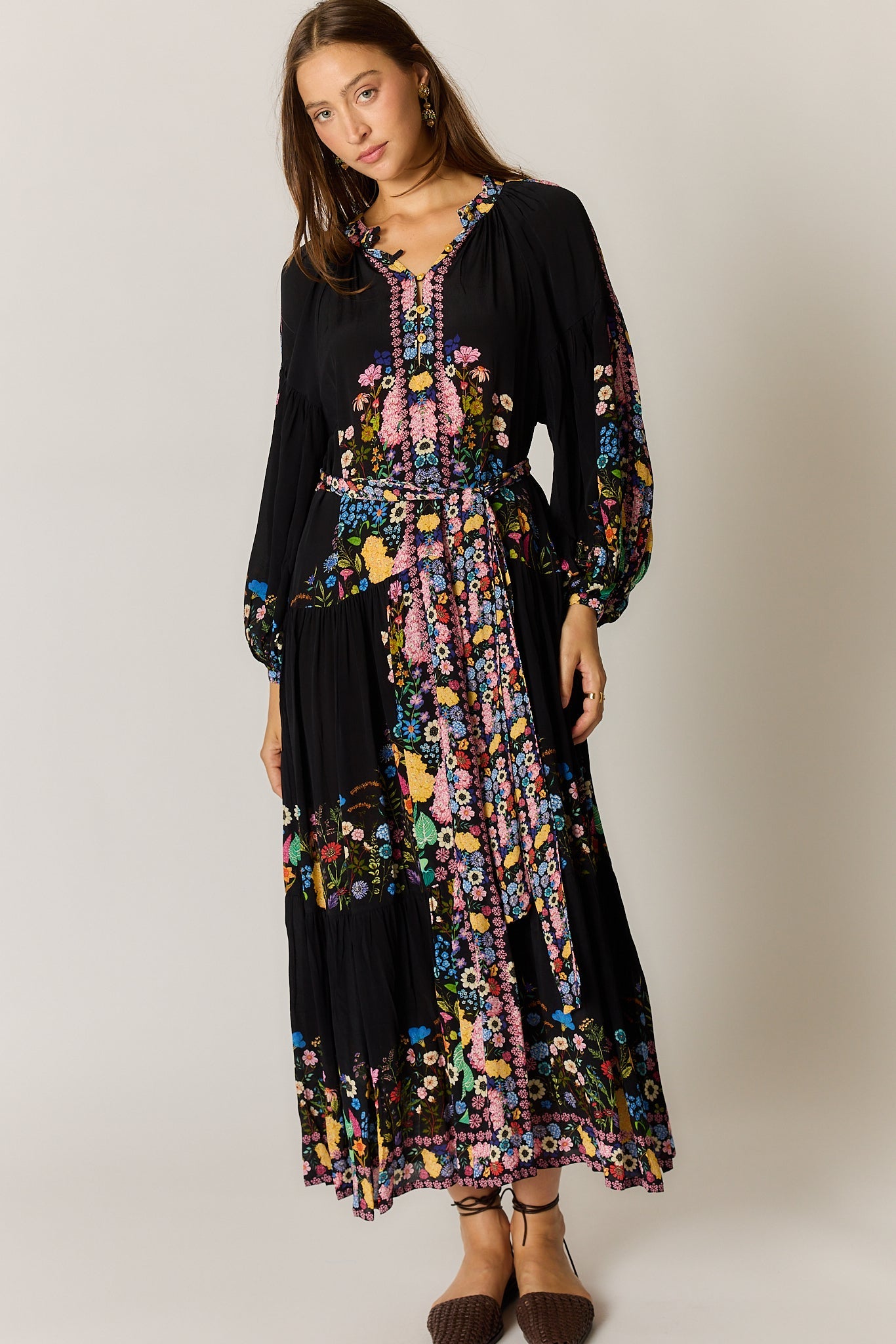 Image of Dresses. Product name - Rubyyaya Delicia Maxi Black in Black colour by brand - Rubyyaya