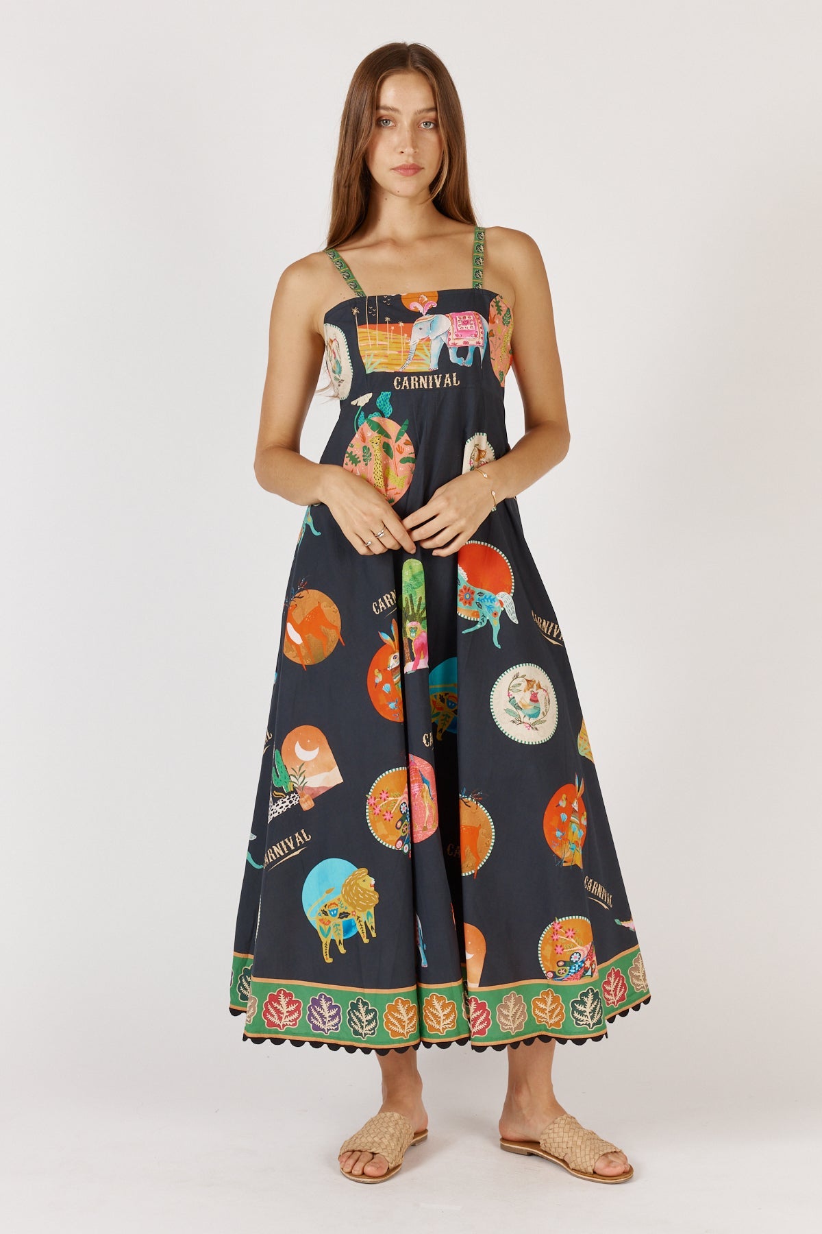 Image of Dresses. Productname: Rubyyaya Down Under Sundress Black in Black colour by brand - Rubyyaya