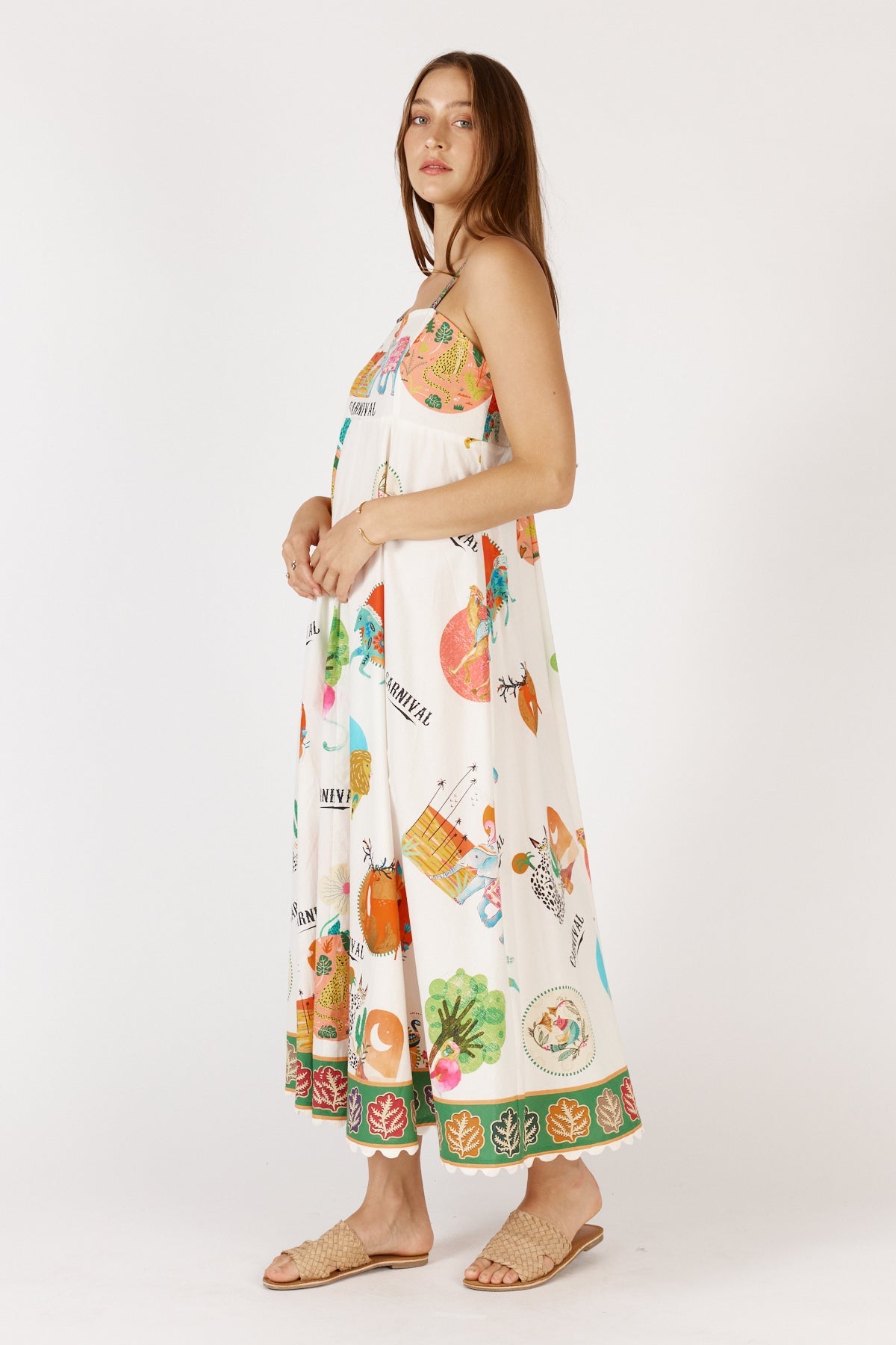 Rubyyaya Down Under Sundress (White)