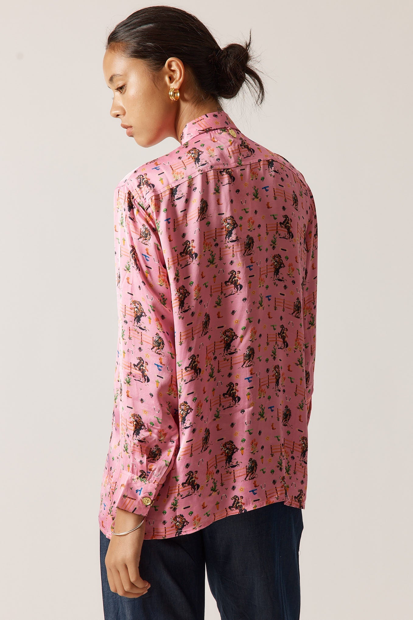 Rubyyaya Howdy Cowgirl Shirt (Pink)