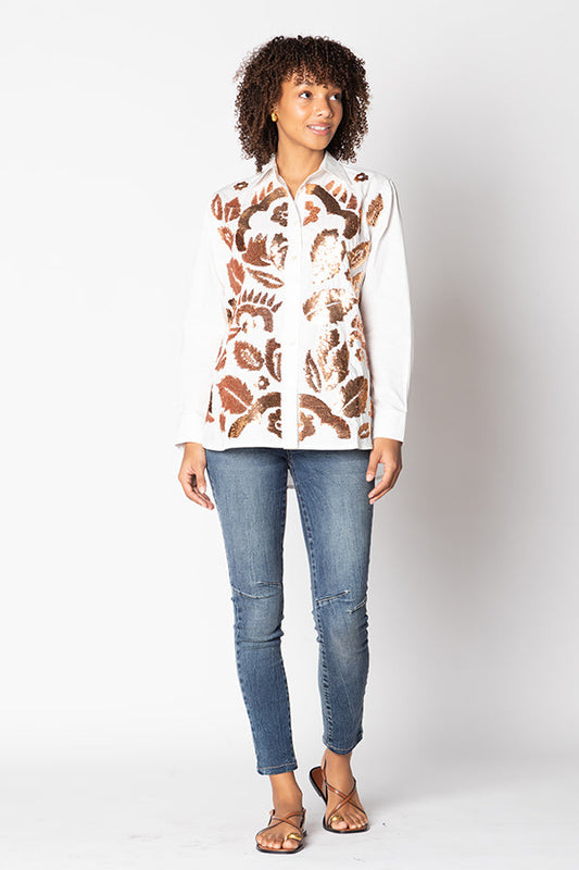 Image of Shirts. Productname: Rubyyaya Juleas Shirt White in White colour by brand - Rubyyaya