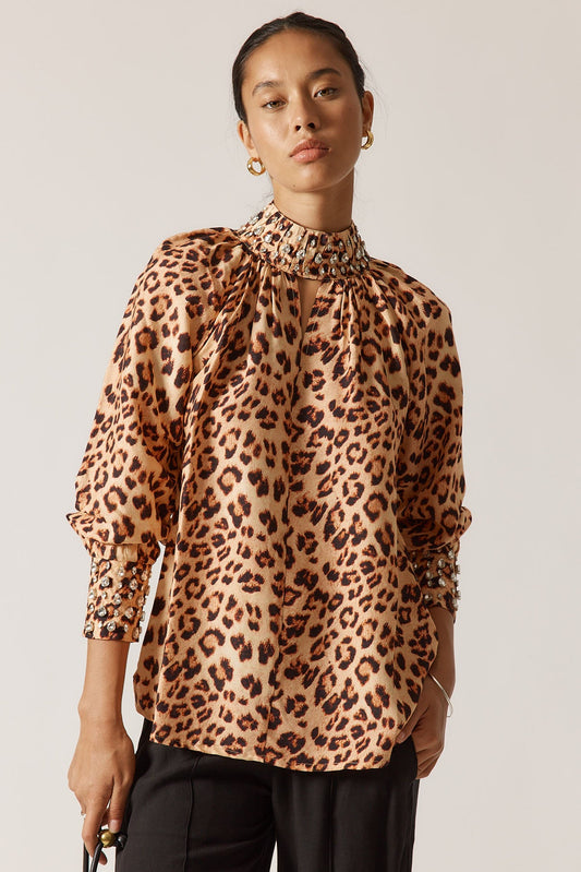 Image of Shirts. Product name - Rubyyaya Leo Shirt in Shirt colour by brand - Rubyyaya