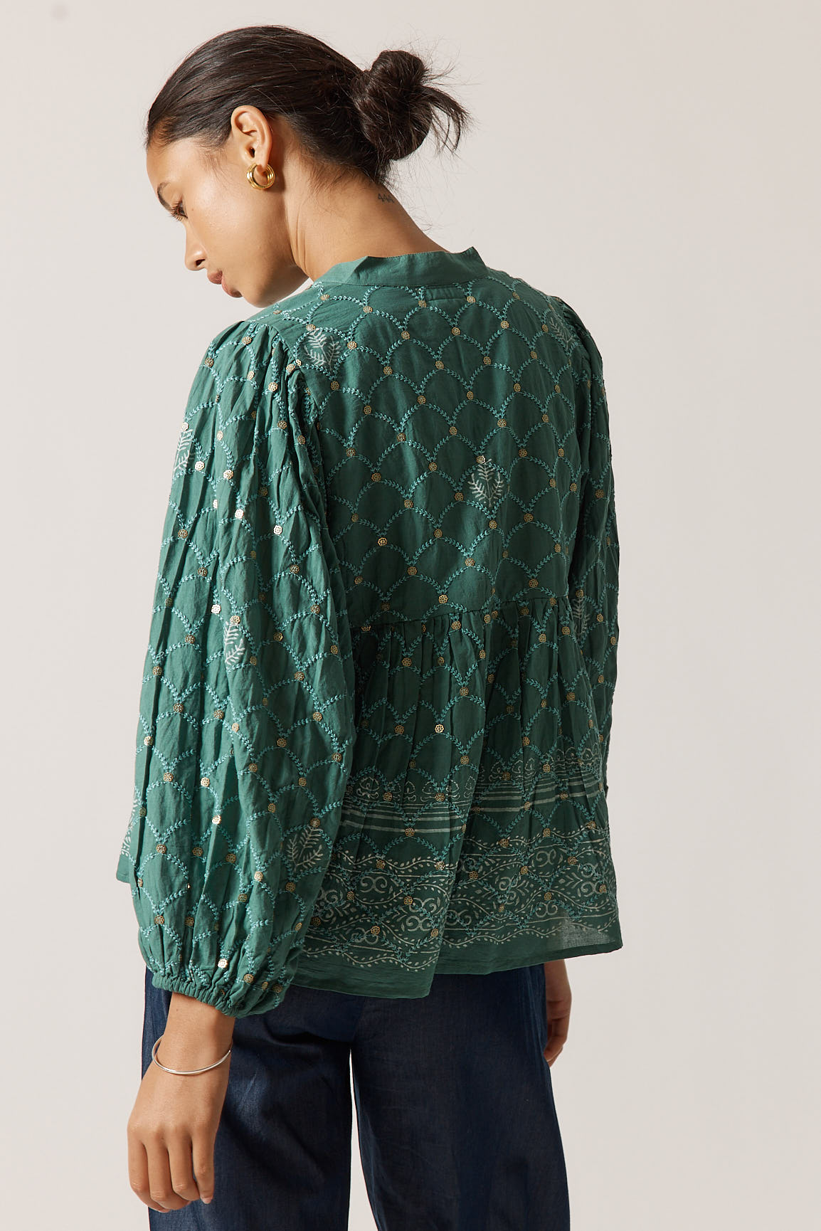 Rubyyaya Locket of Love Top (Sage)