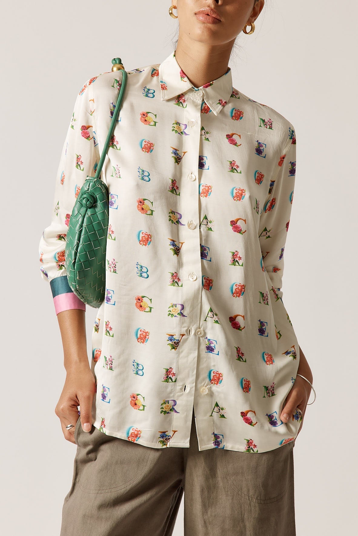 Rubyyaya Love Bloom Shirt (Cream)
