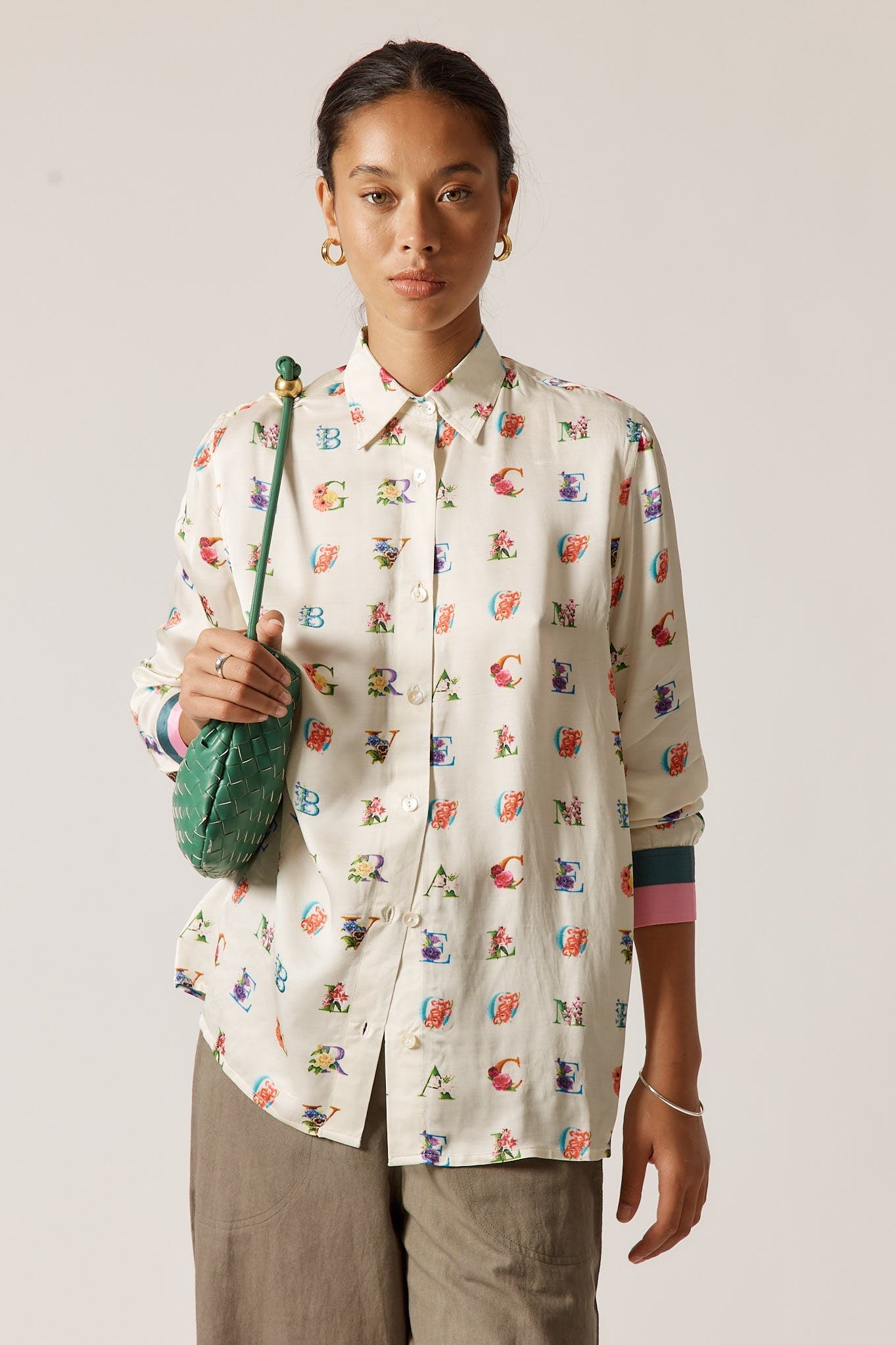 Rubyyaya Love Bloom Shirt (Cream)