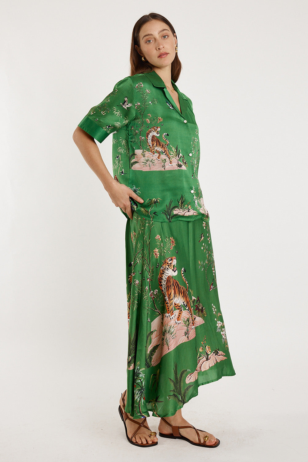 Rubyyaya Machali Skirt (Emerald)