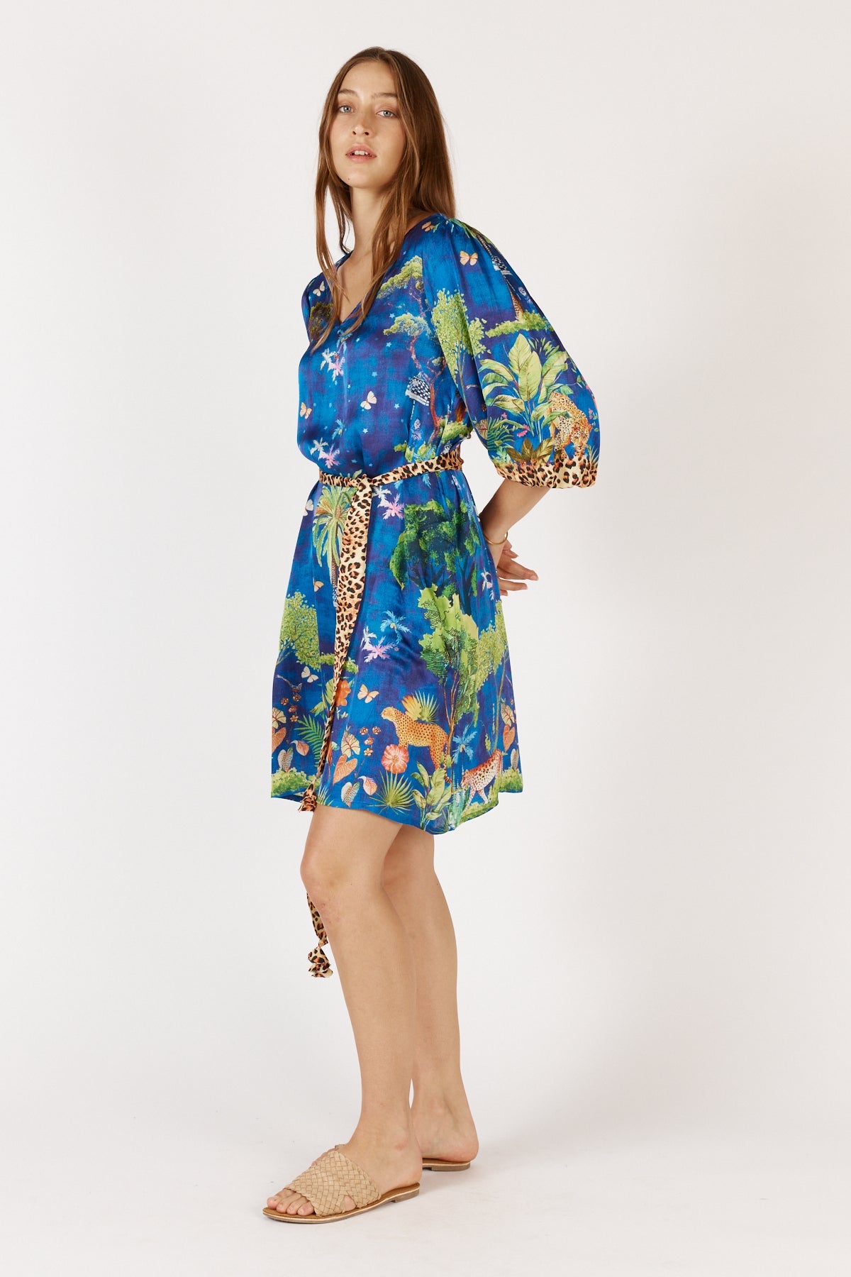 Rubyyaya Mataram Dress (Navy)