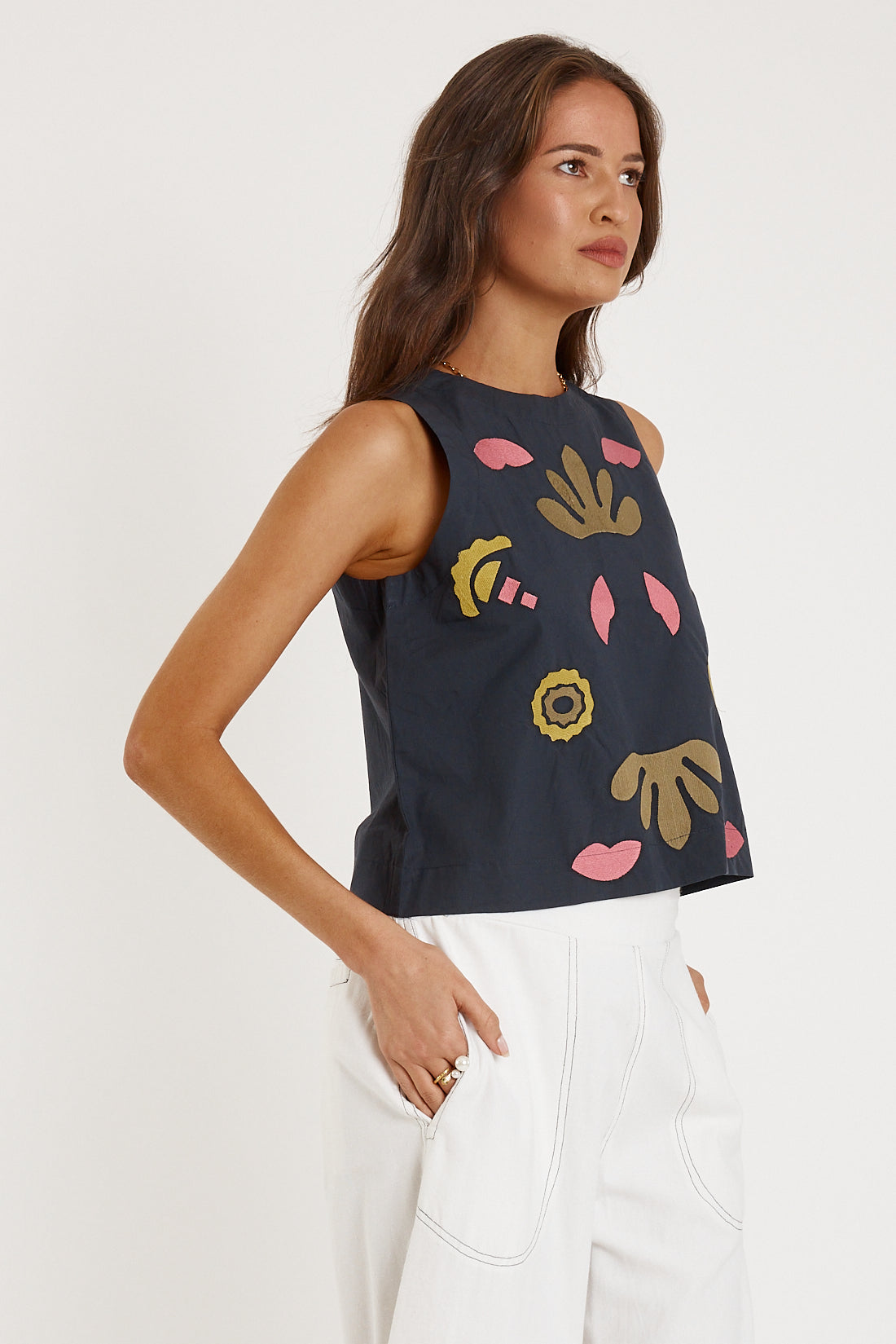Rubyyaya Monoki Tank (Black)