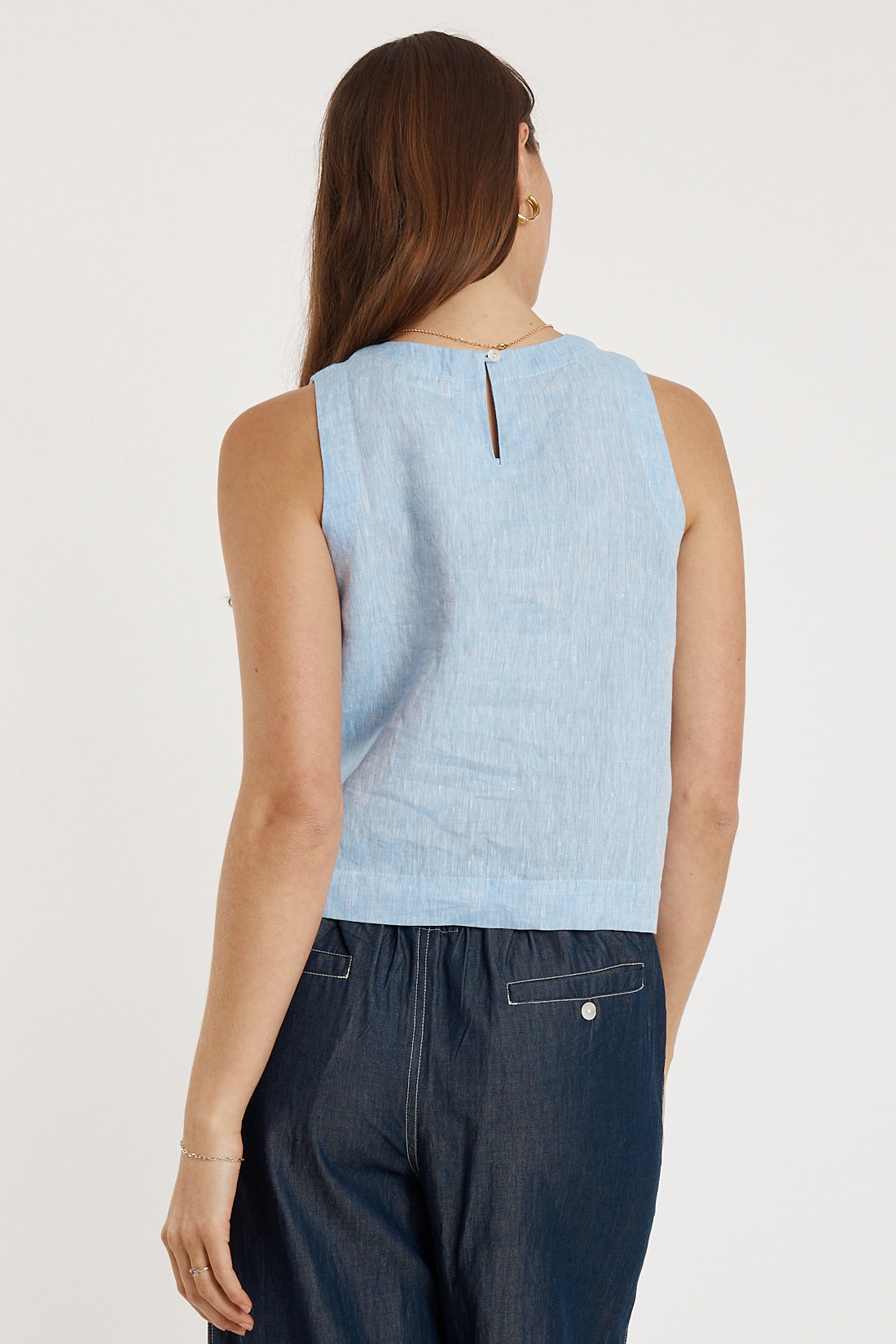 Rubyyaya Monoki Tank Chambray (Tan)