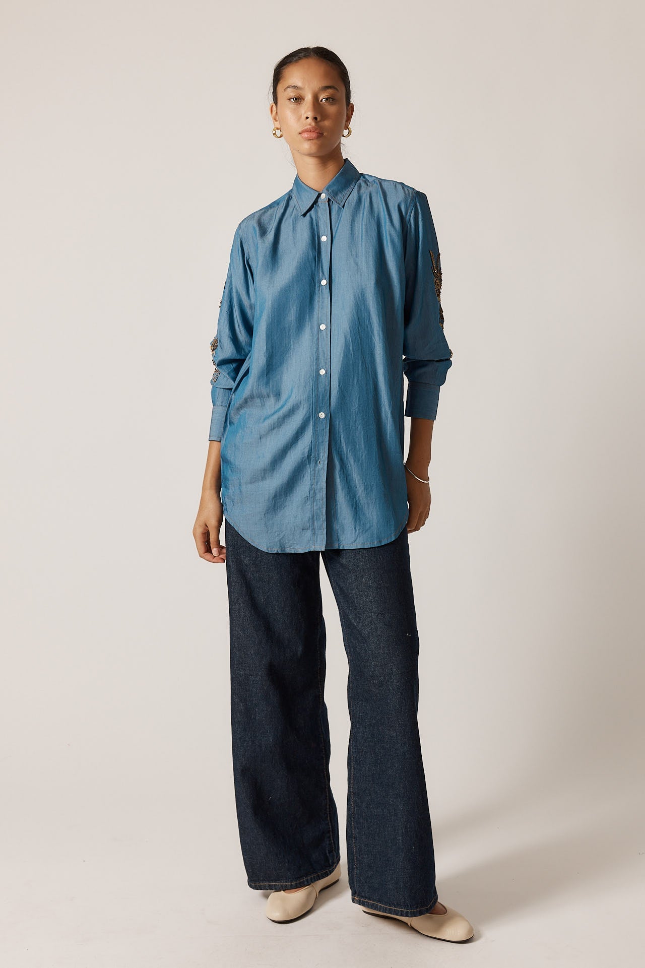 Rubyyaya Montana Shirt Denim (Tan)