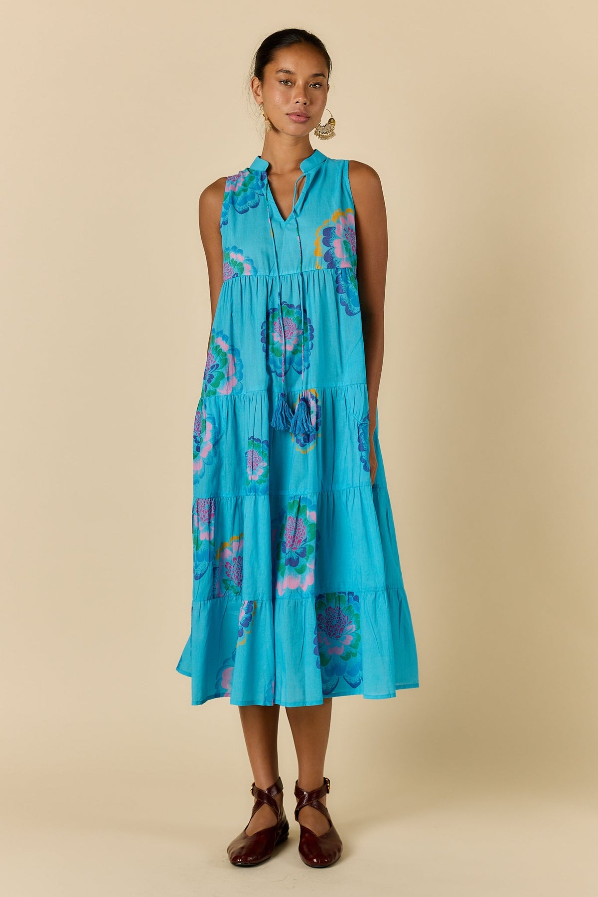 Rubyyaya Neon Fleur Maxi (Blue)