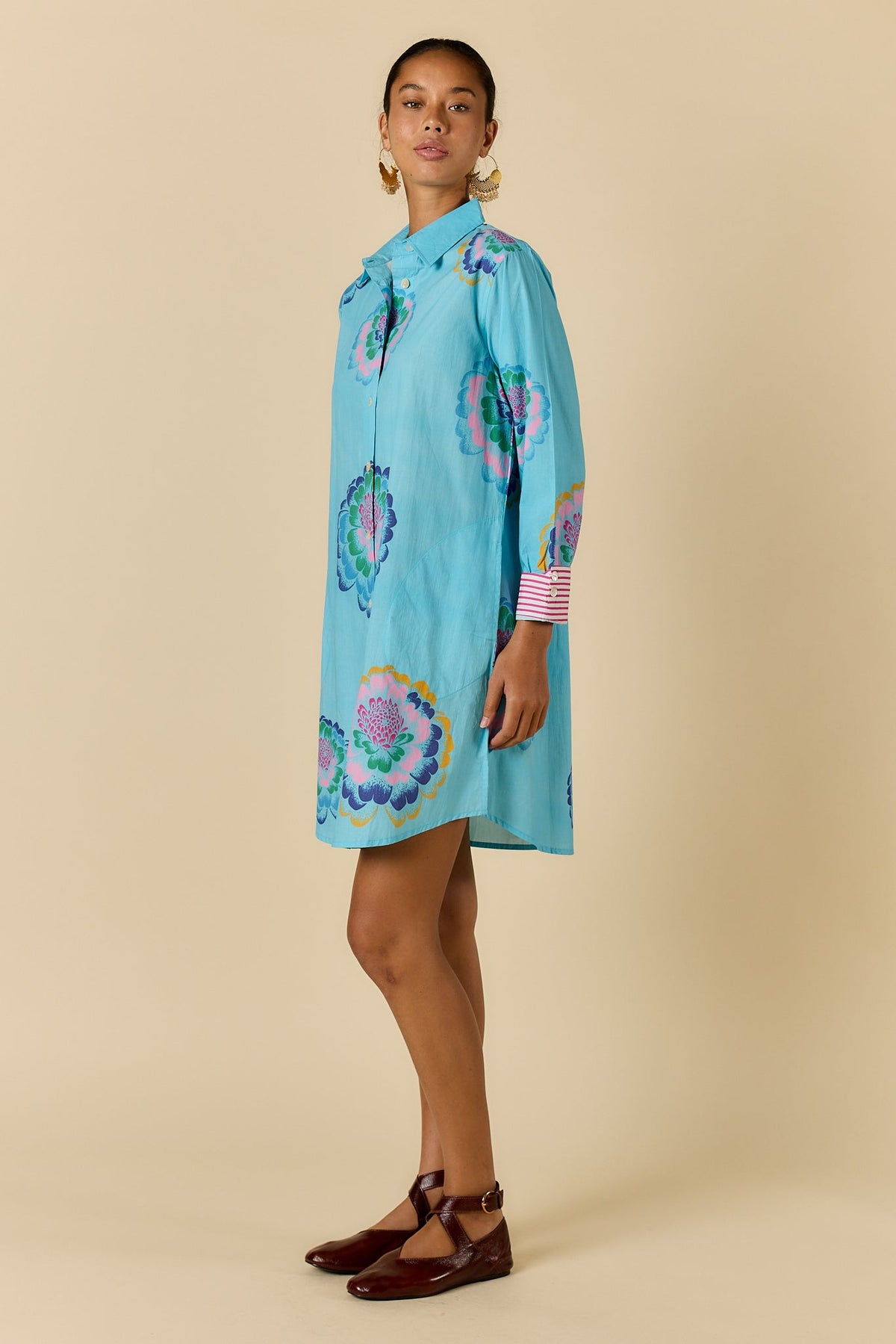 PRE SALE | Rubyyaya Neon Fleur Shirtmaker (Blue)