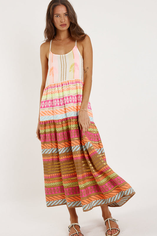 Image of Dresses. Productname: Rubyyaya Paloma Strap Maxi Jacquard in Jacquard colour by brand - Rubyyaya