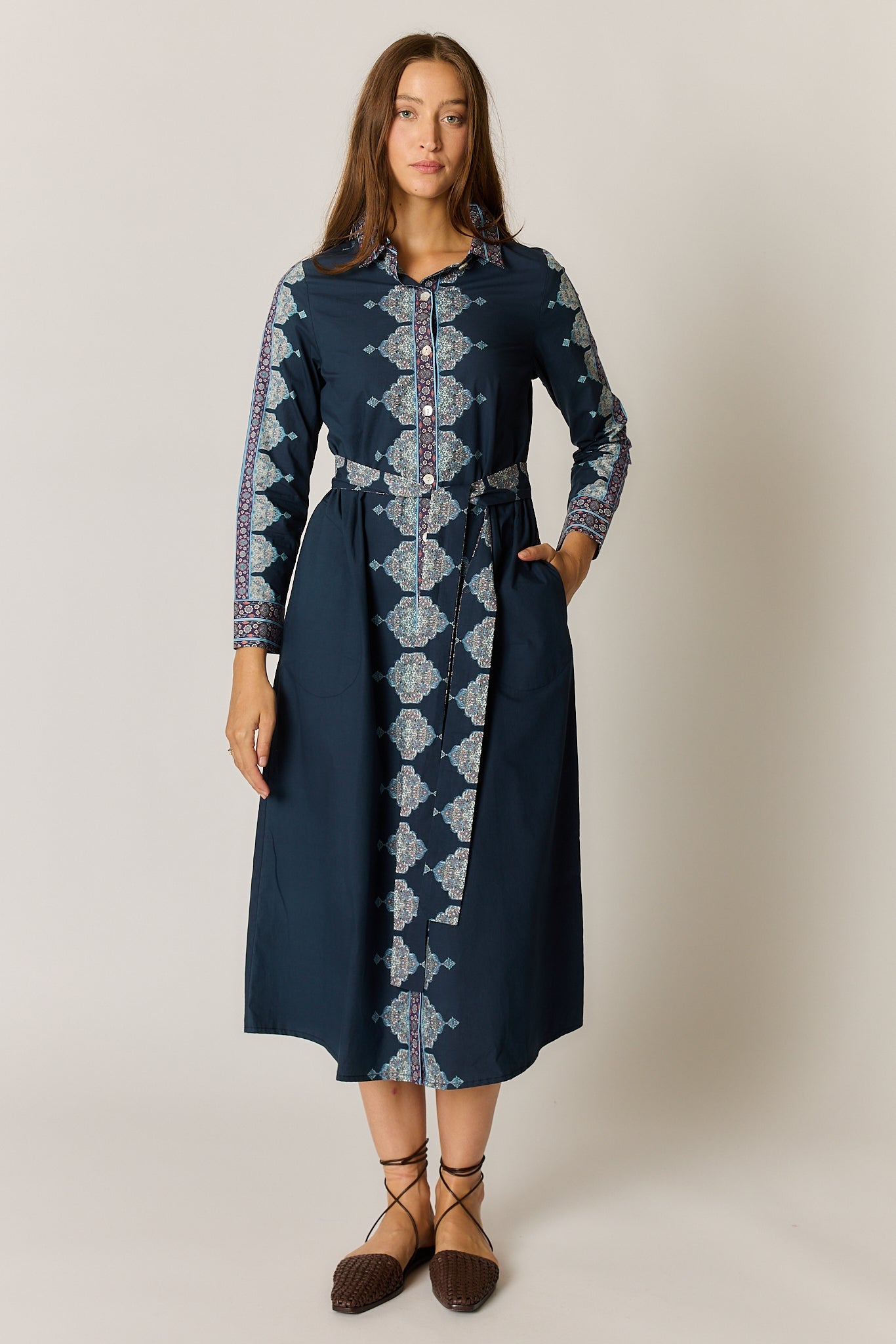 Rubyyaya Paolina Dress (Navy)