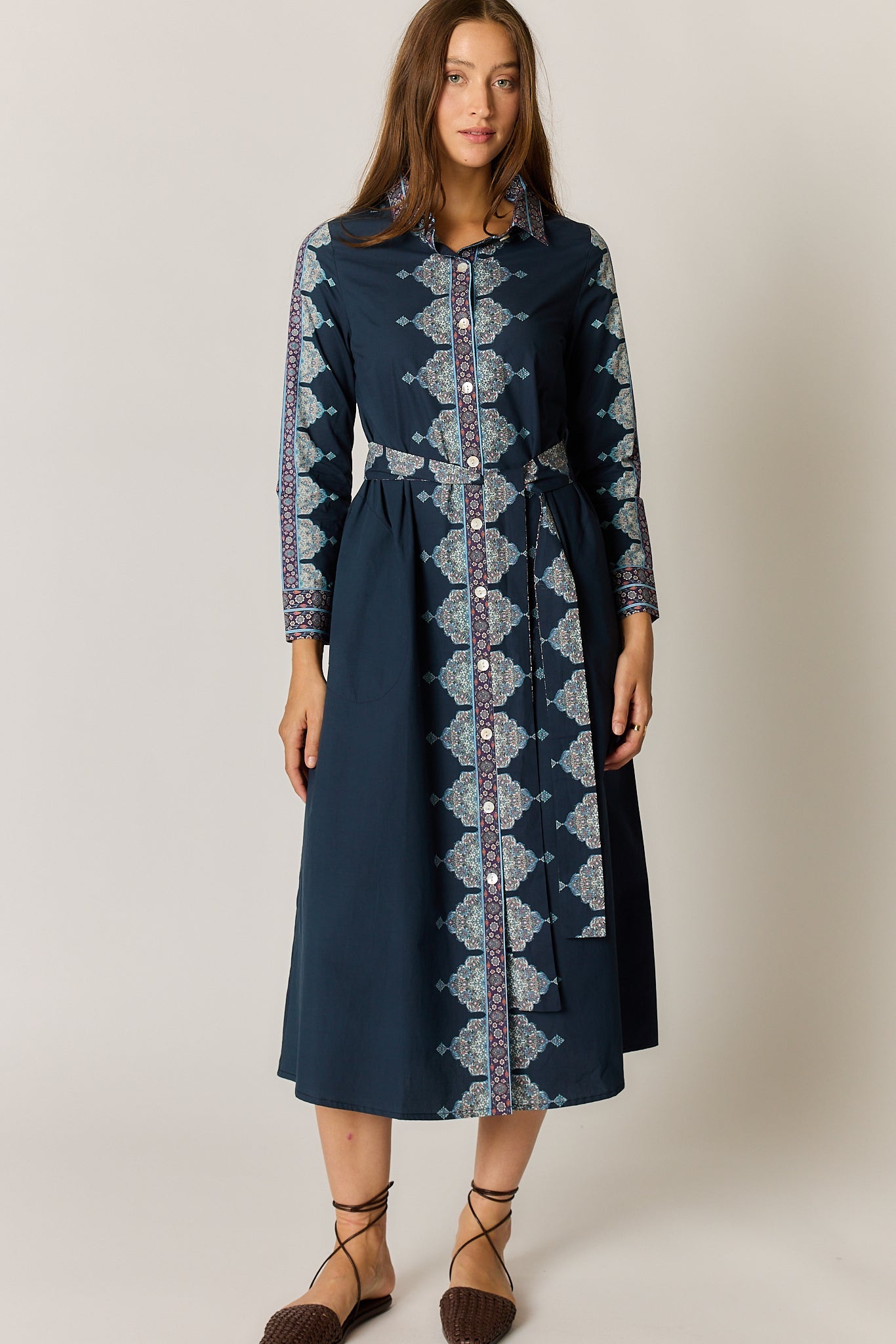 Rubyyaya Paolina Dress (Navy)