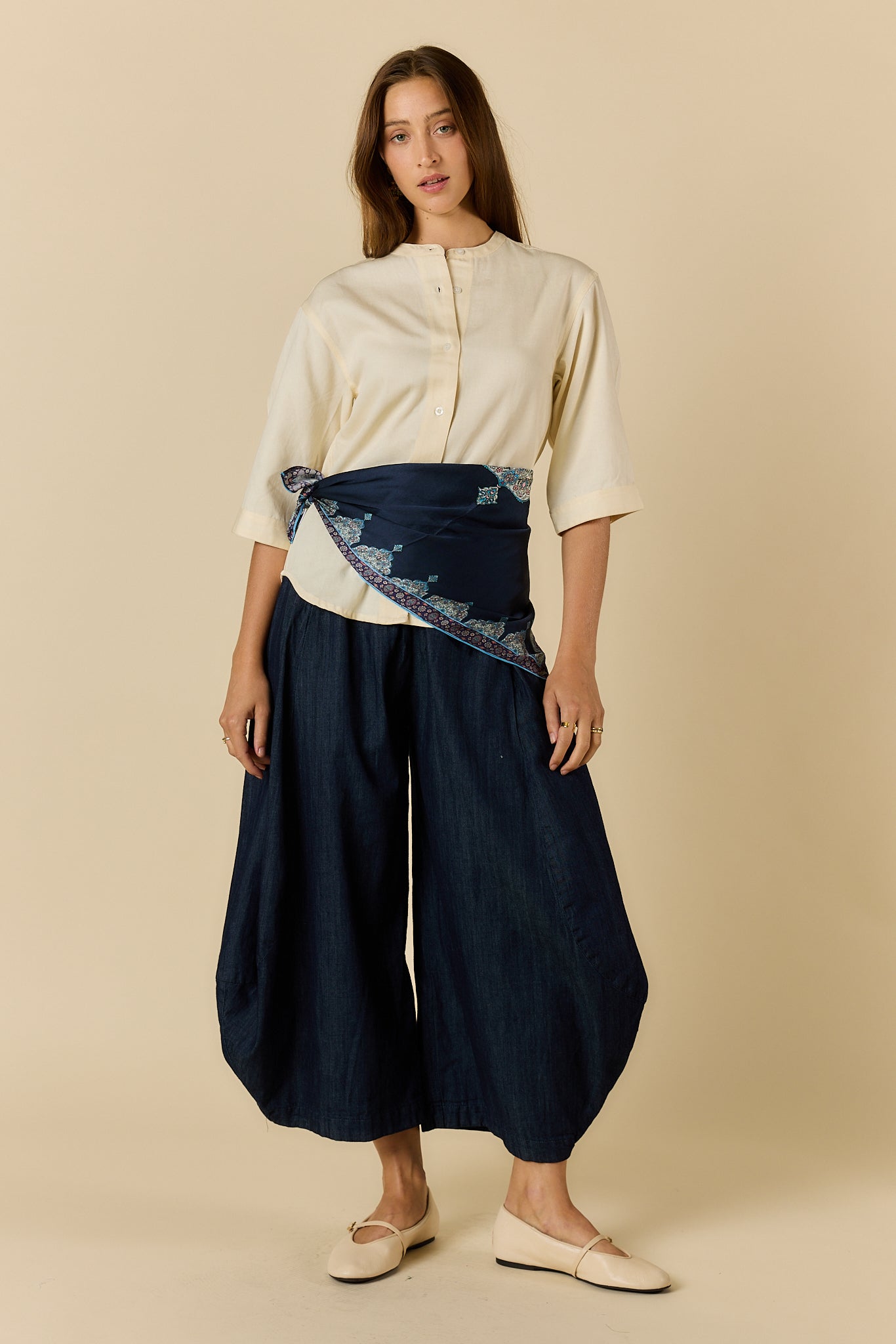 Rubyyaya Paolina Scarf (Navy)