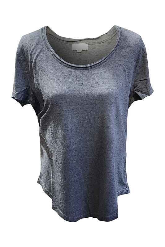 Image of T-Shirts. Productname: Rubyyaya Plain T-Shirt Charcoal in Charcoal colour by brand - Rubyyaya