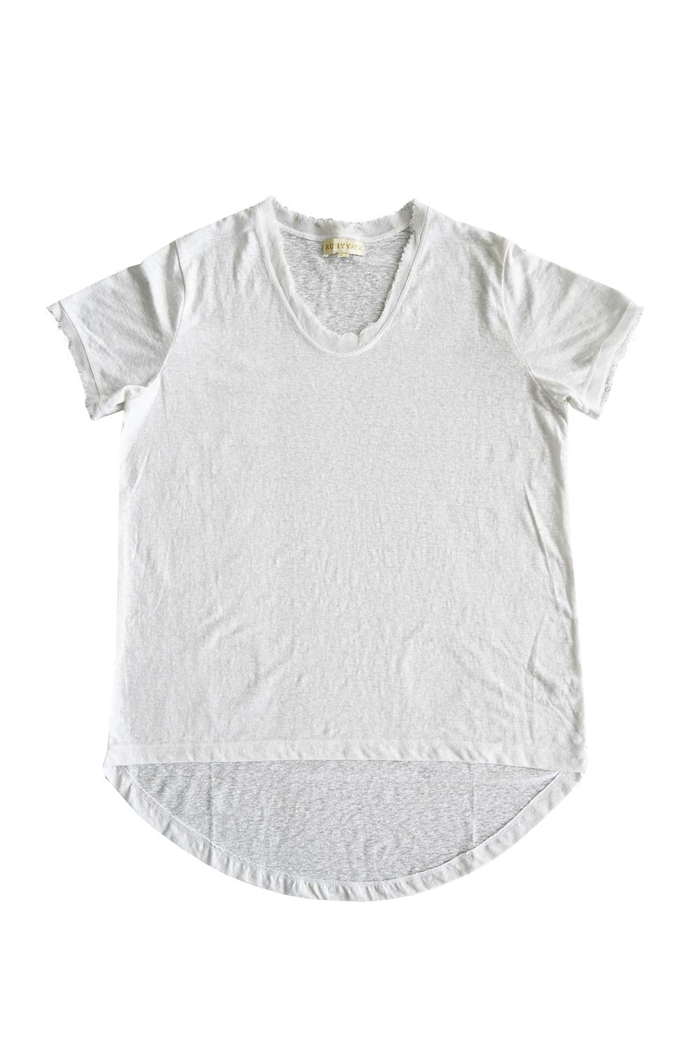 Rubyyaya Plain T-Shirt (White)