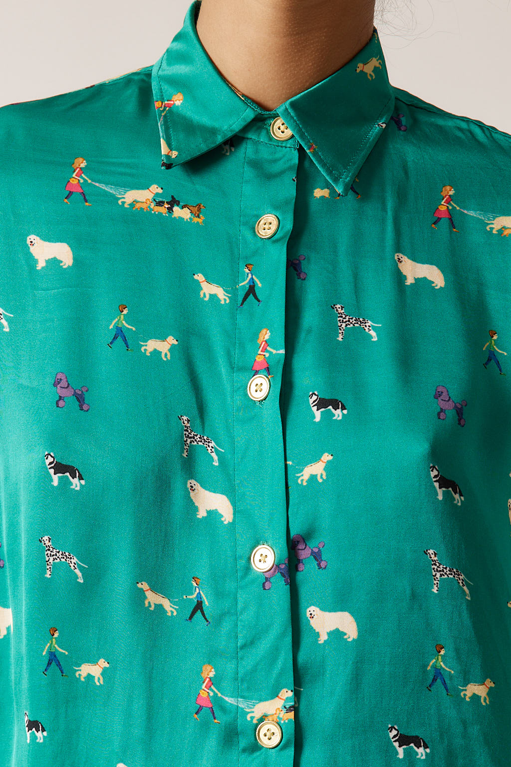 Rubyyaya Puppy Love Shirt (Emerald)