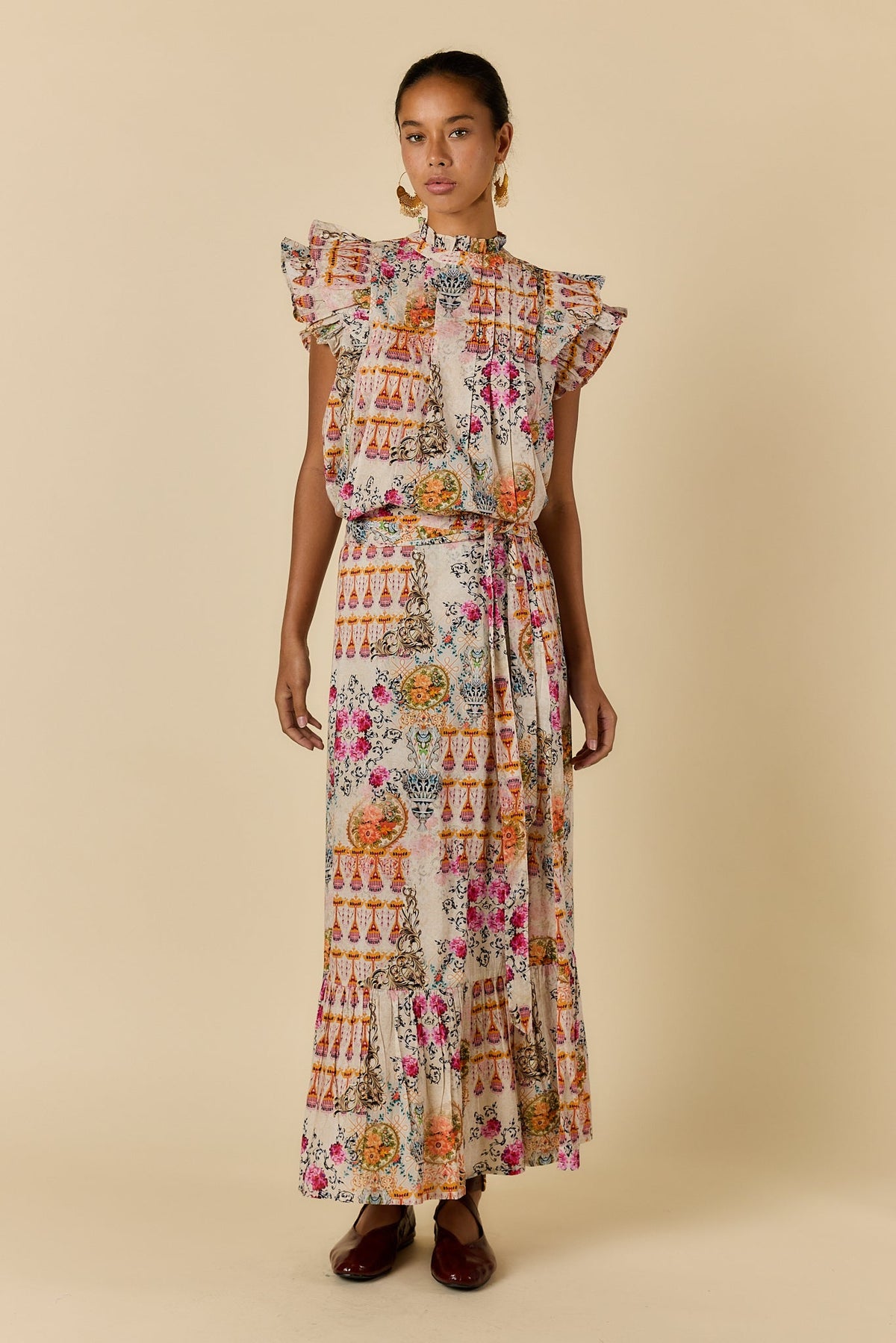 Rubyyaya Rosetta Skirt (Gold)