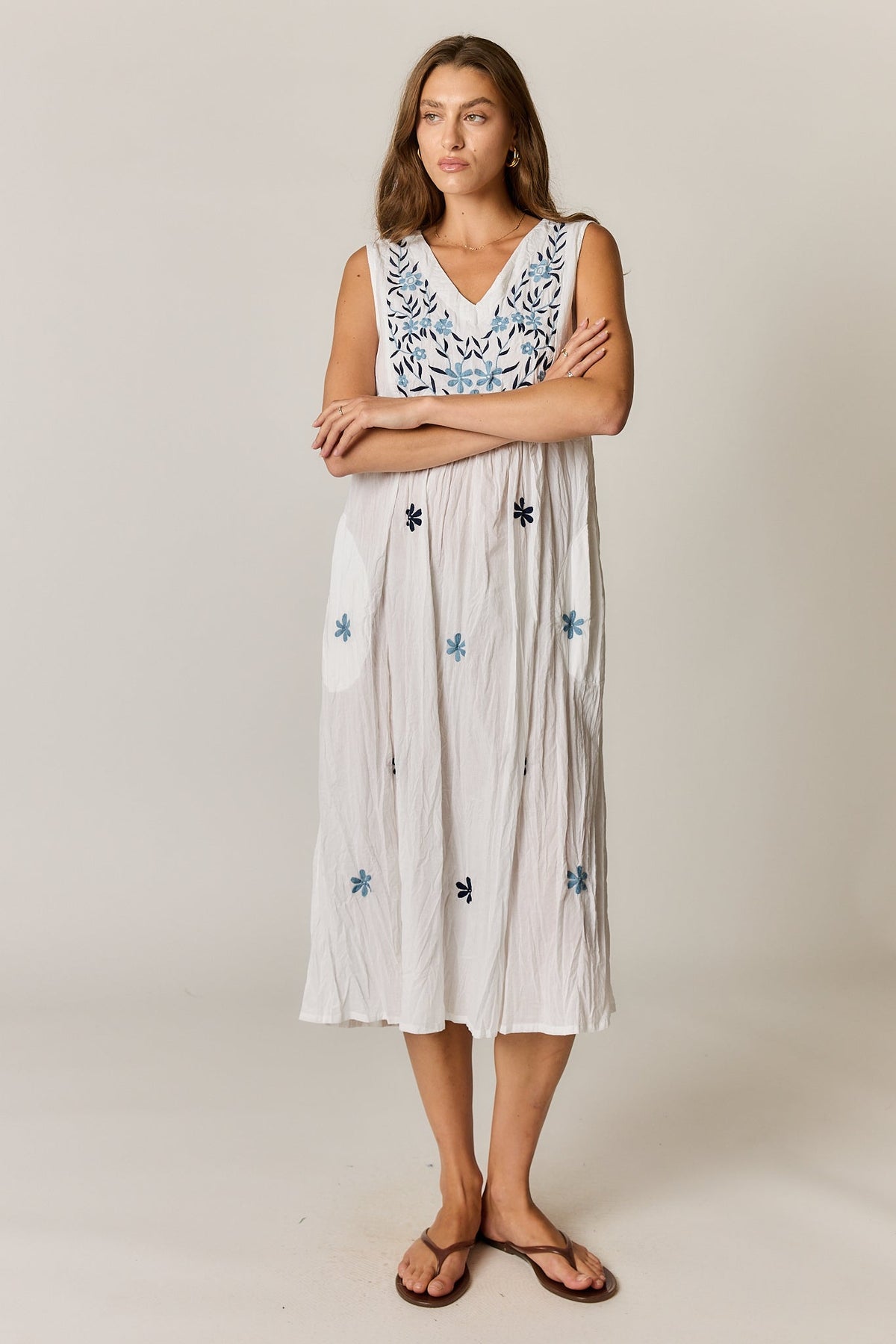 Rubyyaya Sasha Sundress (White)