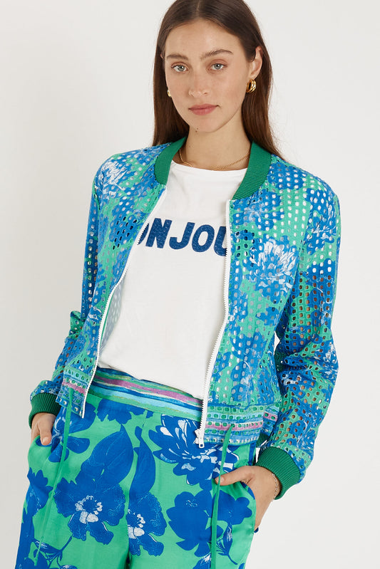 Image of Coats & Jackets. Productname: Rubyyaya Sunrise Jacket Blue in Blue colour by brand - Rubyyaya