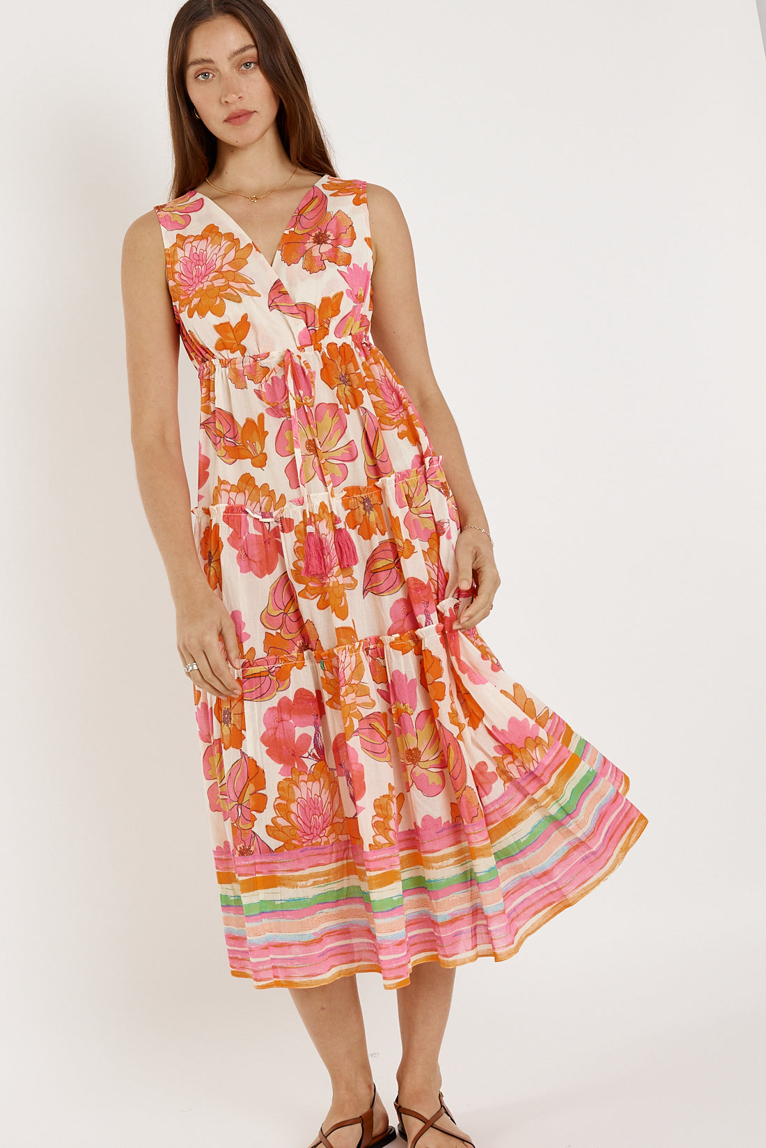 Rubyyaya Sunrise Midi (Pink)